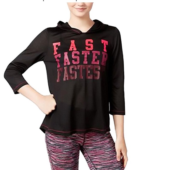 Energie Fiona Tulip Back Graphic Hoodie Size S - Picture 2 of 8
